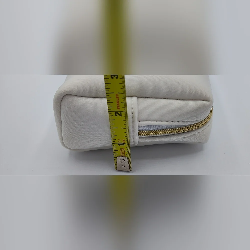 DIOR Beauté White Couture CD Pouch Gold Hardware VIP Cosmetic Bag AUTHENTIC GWP